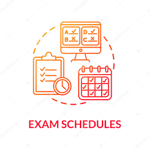 The schedule for the make-up exams is now available